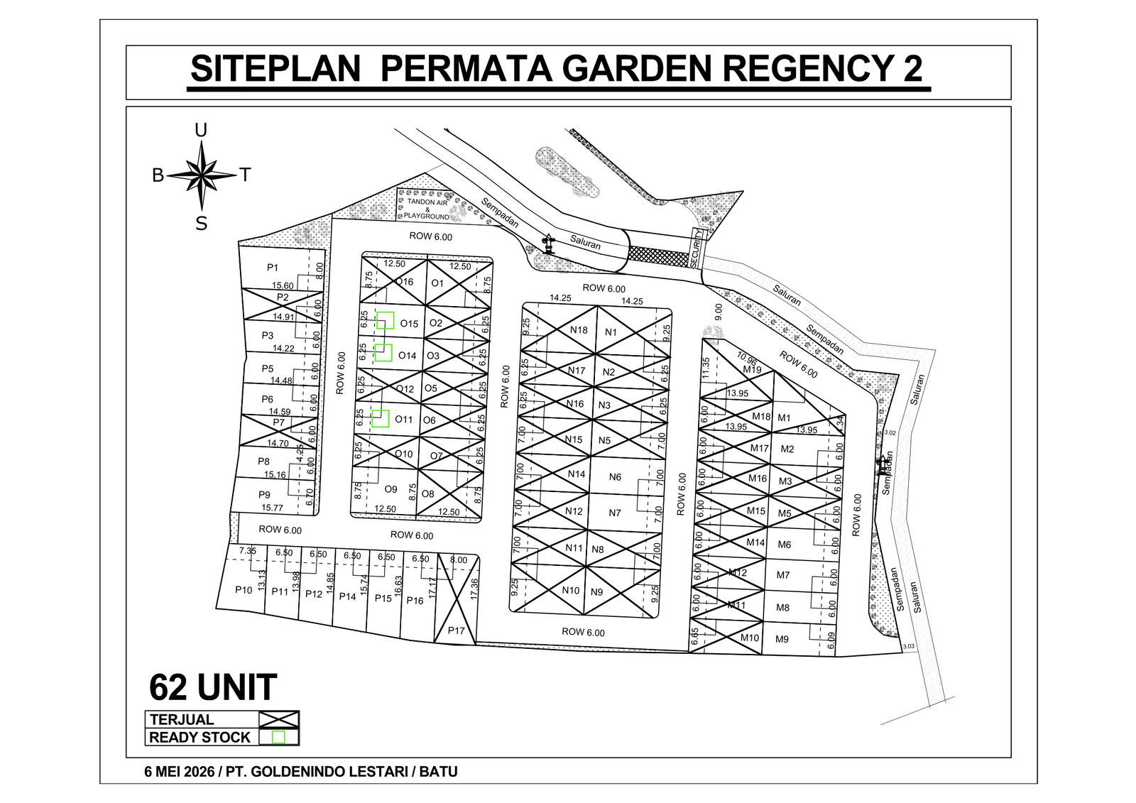 Master plan Permata Garden